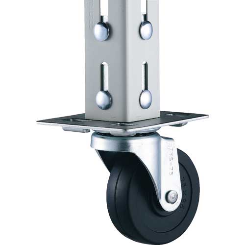 TRUSCO 棚部材 キャスター取付金具 CA-75