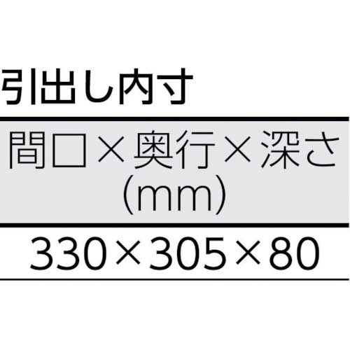 アズマ ポータブル引き出し2個付作業台 900×460×750 EKTO-900