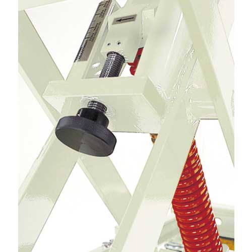 Bishamon ハンドリフター BXレベラー(スプリング調整式) 均等荷重100kg テーブル寸法700×450mm ESX10