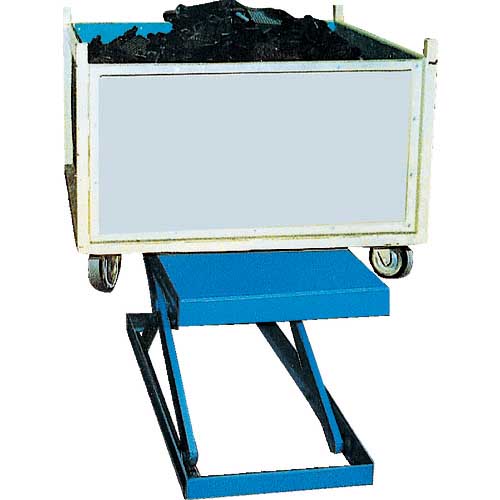 Bishamon テーブルリフト スーパーローリフト(超低床式) 均等荷重500kg 