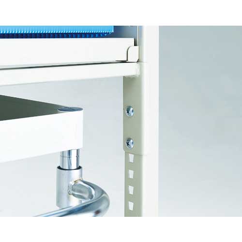 TRUSCO スチールラック M2型軽中量棚 下段開放型 1460X600XH1800 3段 単体 M2-SB6563