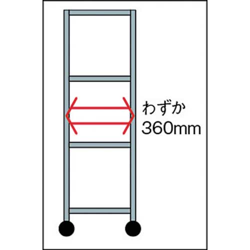 アイリスオーヤマ 104942 メタルラック(ポール径25) 660×360×950 MR-6509