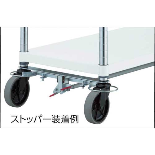 TRUSCO ツールワゴン フェニックスワゴン 省音 600X400 4輪S付 ホワイト PEW-963-4B-W