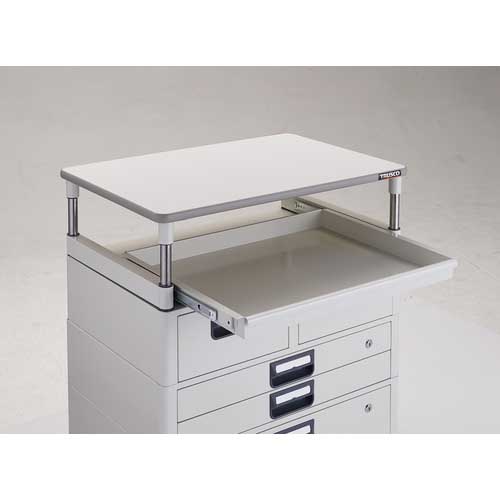 トラスコ フェニックスワゴン 750X500 H880 引出付 スライド1段 W PEW-971M1VWZ-W トラスコ中山 TRUSCO ツールワゴン フェニックスワゴン 省音 750X500