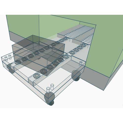 プレインベア　エア駆動式リフター上向き・下向き兼用　PVL30SL-1-P50　PVL30SL-1-P50　1本（8560163） エイテック 角溝挿入型エアー駆動式プレインベアリフター PVL30SL-1-P50