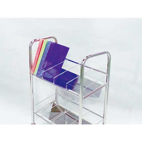 TRUSCO オールステンレスファイルワゴン 950X320XH970 SFW-L