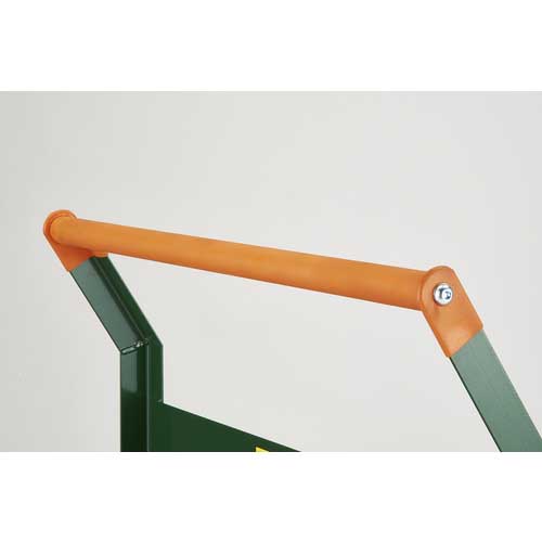 TRUSCO 鋼鉄製運搬車 900X600 ハンドル側自在車 SH-2R