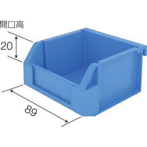 サンコー ハンガーラックコンテナーHL-03 200035 ブルー SKHL-03-BL