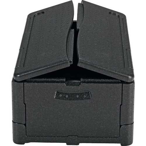 サンコー 折りたたみコンテナー 780510 EPオリコン38 ブラック SKO-EP38B-BK