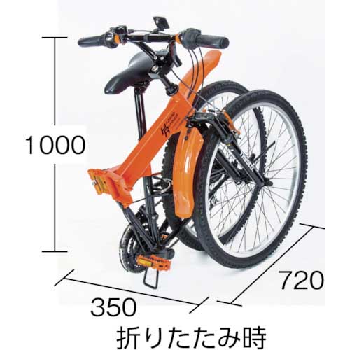 TRUSCO 災害時用ノーパンク自転車 ハザードランナー 26インチ THR5526 