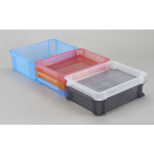 TRUSCO スケルトンカラーコンテナ 3L 黒 TSK-3BK