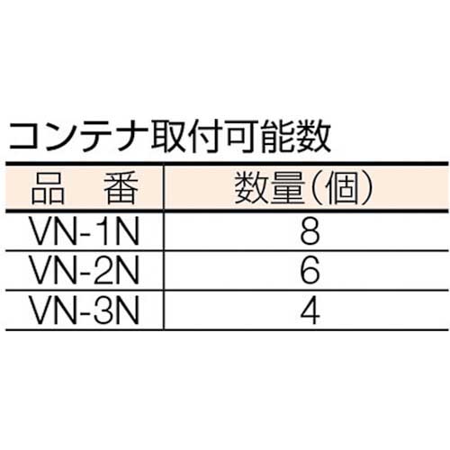 TRUSCO UPR型パンチングパネル用棚板 VNコンテナ用 UPR-C1