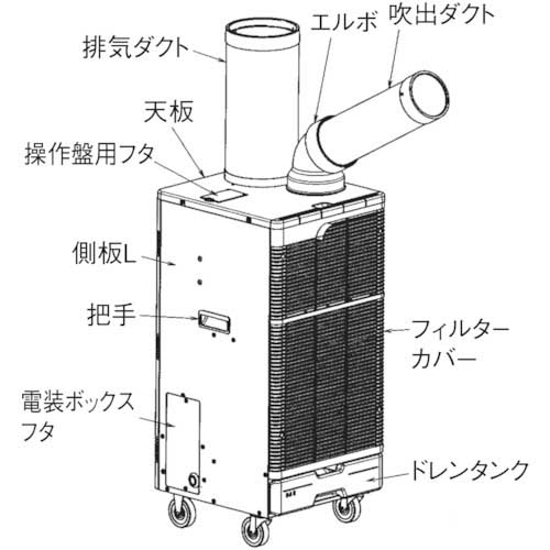 【廃番】TRUSCO 【2022年以前モデル適合パーツ】ドレンタンク5L 3029321001