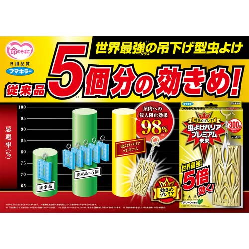 フマキラー 防虫用品 虫よけバリアプレミアム300日 439731