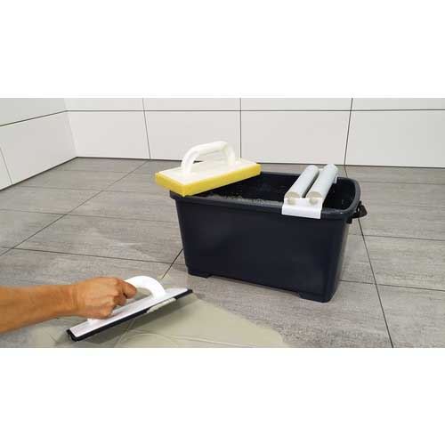 K/H 床洗浄セット バケツ22L 黒 ウォッシュフロート・塗布フロート・すすぎ 505570