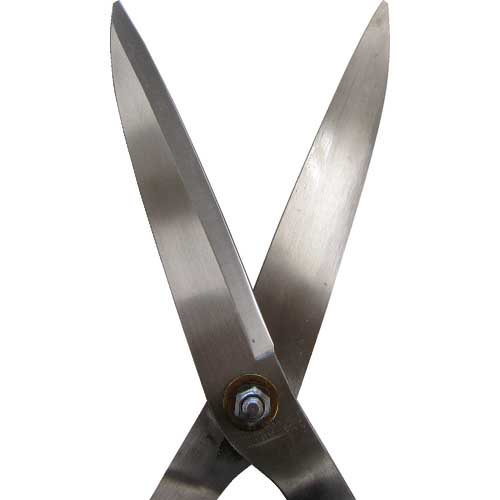 鋼典 刈込鋏 安来鋼付ステンレス 白樫柄入 A-16