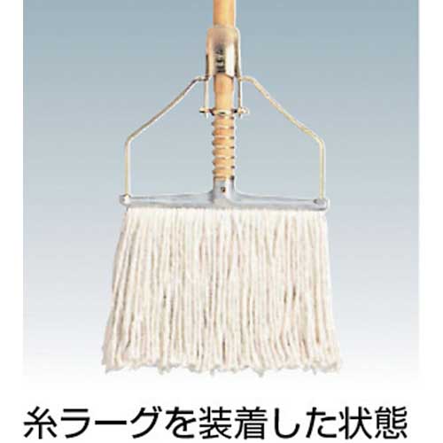 コンドル 水拭き用モップ スプリングモップ #8(柄のみ) C10-008U-MB