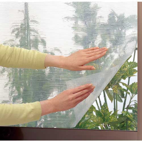 ニトムズ 窓ガラス断熱シートクリア 幅900mm×長さ1.8m 水貼り E1540