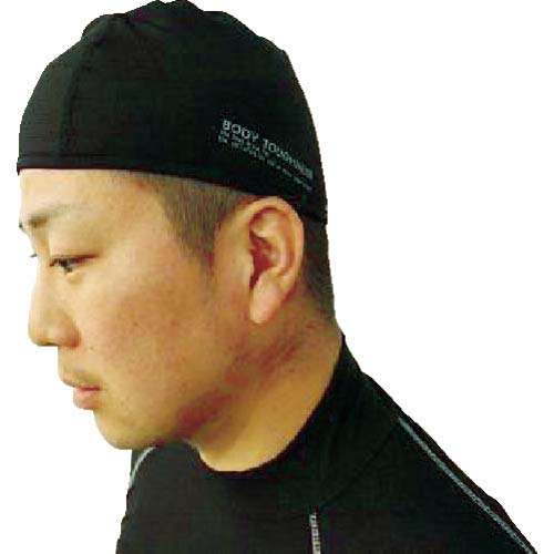 おたふく 冷感・消臭 パワーストレッチヘッドキャップ ブラック JW-611-BK