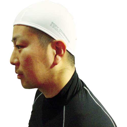 おたふく 冷感・消臭 パワーストレッチヘッドキャップ ホワイト JW-611-WH