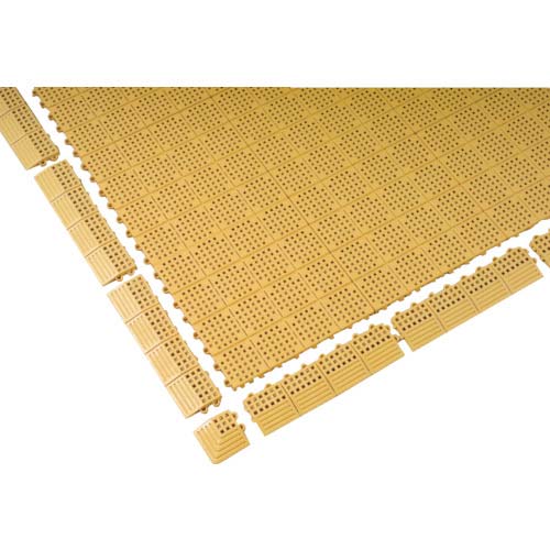 テラモト タッチマット2専用ふち 中ふちオス 黄 MR-064-693-5