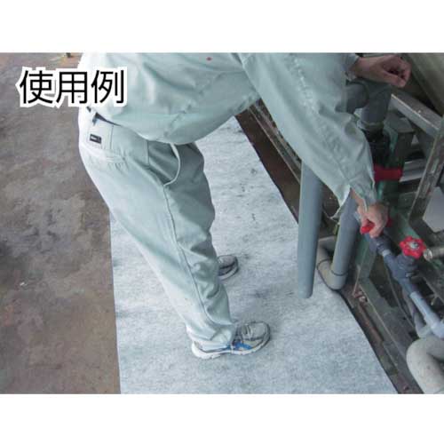 TRUSCO 吸油・吸水ロールマット 緑 幅900mmx25m TFGN-925