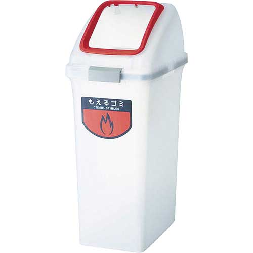 コンドル 屋内用屑入れ リサイクルトラッシュ SKL-70 ボディーのみ 半透明 YW-453L-PC