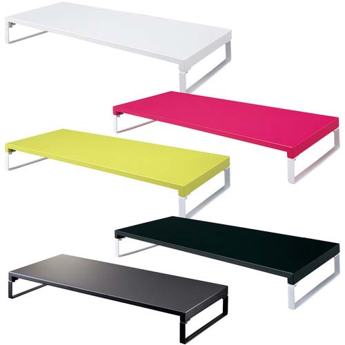 LIHIT 机上台<幅590mm・ロータイプ> 白 A7332-0