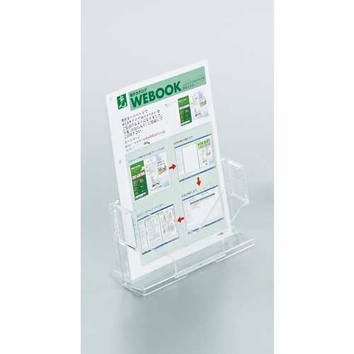 光 カタログスタンド A5タテ 透明 CSA5-1