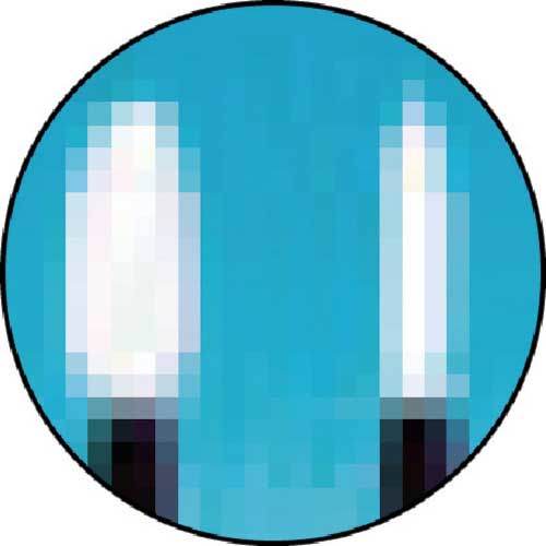 HUBY 3インチ 工業用綿棒(先端平型/導電プラ軸使用)FS-010SP (100本入) FS-010SP