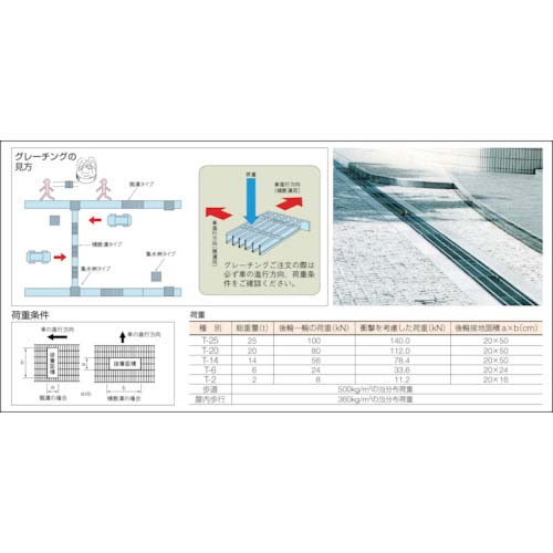 DAIKEN ステンレスグレーチング GTER H15 ピッチ14 250×500 GTER15S20T
