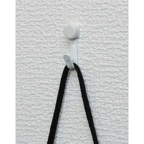 光 石膏ボード用フック 白塗装タイプ 耐荷重8KG KSBFM-101