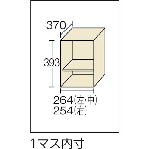 NAIKI ロッカー 900×400×1790 LK12-AW