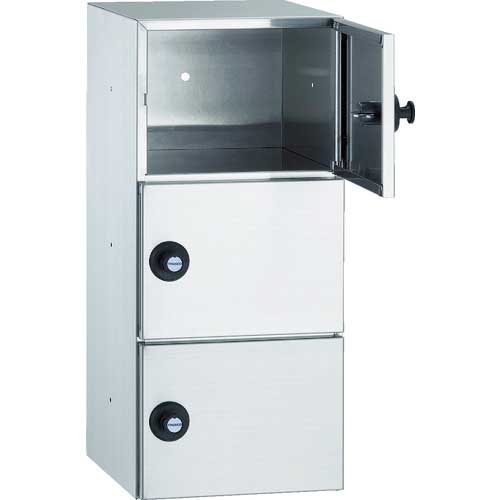 【廃番】TRUSCO SUSパーソナルボックス 奥行240 3段タイプ SPB240-3