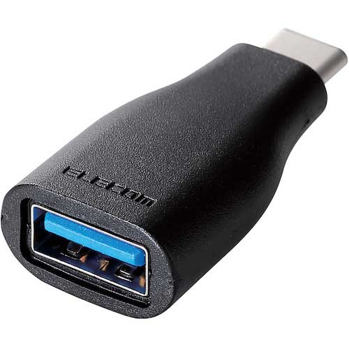 ELECOM USB3.1変換アダプタ(typeC-Aメス) ブラック TB-AFCMADBK