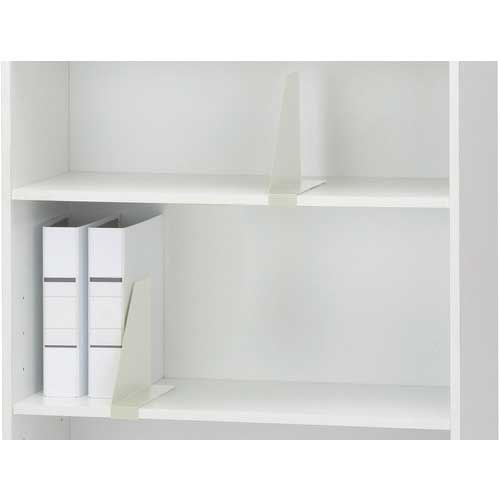 TRUSCO ブックスタンド白 3個入 TBE-W