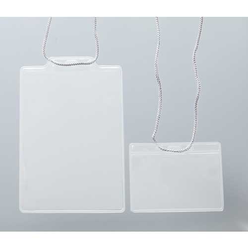 TRUSCO イベント用名札 ハガキサイズ グレー 10枚入 TNH-10-GY