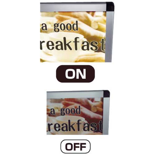 【廃番】TOKISEI バリウススタンド看板LED A2両面屋外用 VASKLED-A2R