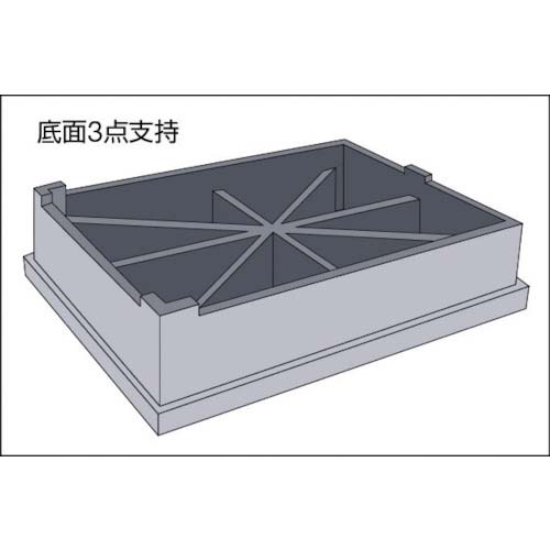 ユニ 精密検査用定盤(JIS型) 0級 300x300mm UKJ0-3030