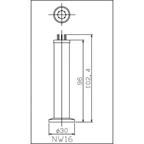 アルバック ピラニ真空計測定子(NW16) WP16