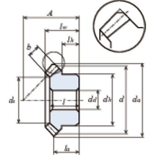 KG スパイラルマイタギヤ M3S 30R-7522H