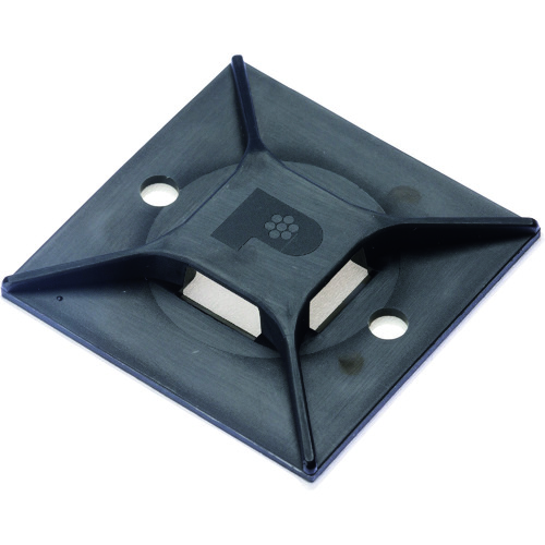 パンドウイット マウントベース アクリル系粘着テープ付き 耐候性黒（200個入） ABM3H-AT-T0: 電子機器｜現場市場