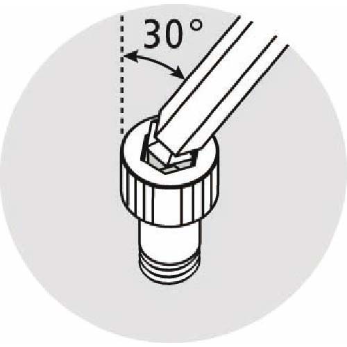 PBスイスツールズ ローレット入ロングボール六角レンチ 3212L-1.5