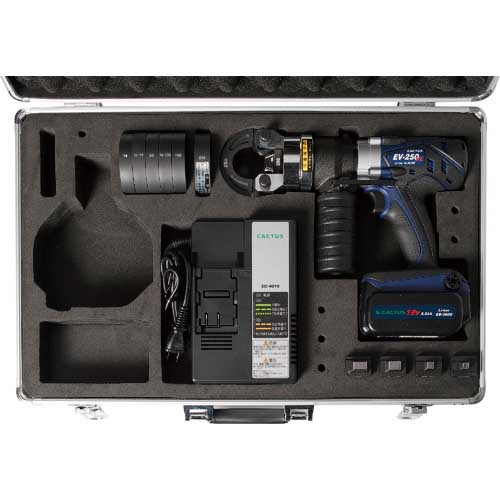 CACTUS コードレス電動油圧式圧着工具 EV-250DL