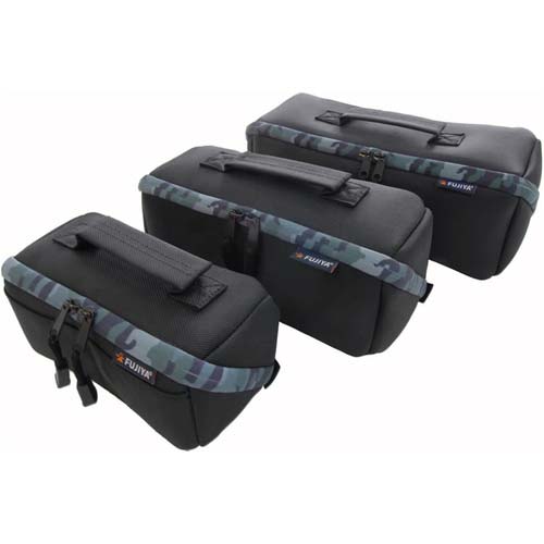 フジ矢 布製工具ケース 迷彩グレー Mサイズ FHC-MA