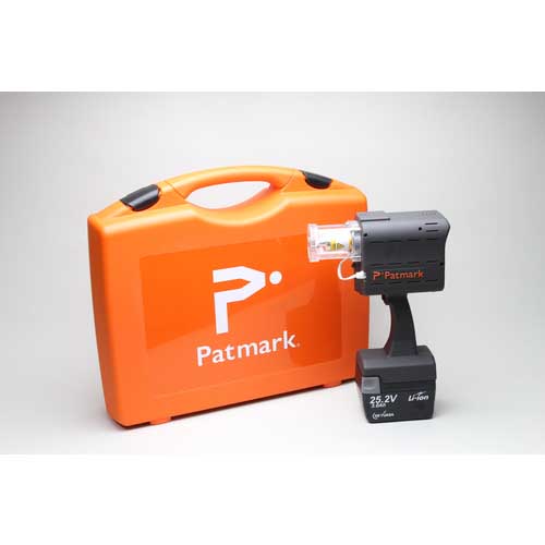 トーチョーマーキン 刻印機 Patmark-mini バッテリーセット ブラック PM-MINI-BA-BK