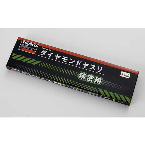 TRUSCO ダイヤモンドヤスリ 精密用#400 半丸 1本入 全長140mm(10本組サイズ) GS-10-HA-400