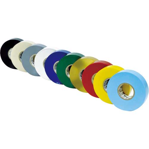 【廃番】3M ビニールテープ 117 黒 19mmX20m 10巻入り BLA 20 10P