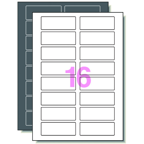 【廃番】3M エーワン両面マグネットセット・ホワイト A4判 16面 29493