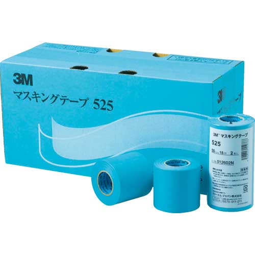 【廃番】3M マスキングテープ 525 24mmX18m 5巻入り 24